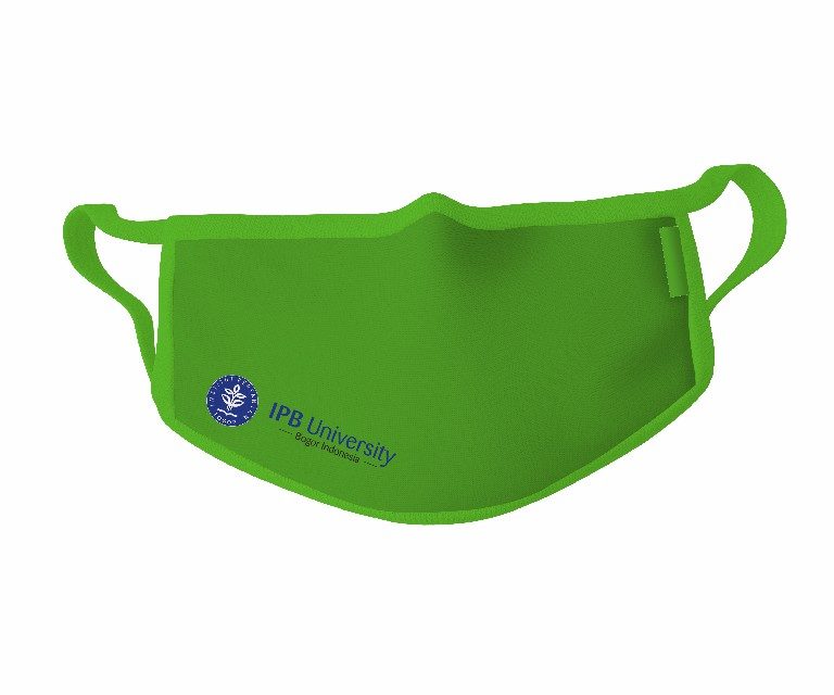 Masker IPB Bahan Katun 2 Lapis Official Aman - IPB Shop Official