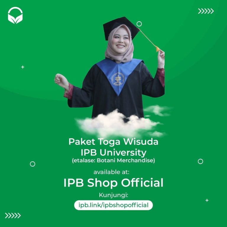 PAKET TOGA WISUDA S1 DIPLOMA IPB UNIVERSITY KUALITAS ORIGINAL - IPB Shop Official