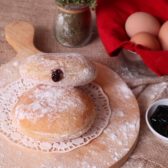 Bomboloni singkong isi blueberry - IPB Shop Official