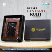 Lanyard Kulit Asli Berlogo IPB University – Wadah ID Card - IPB Shop Official