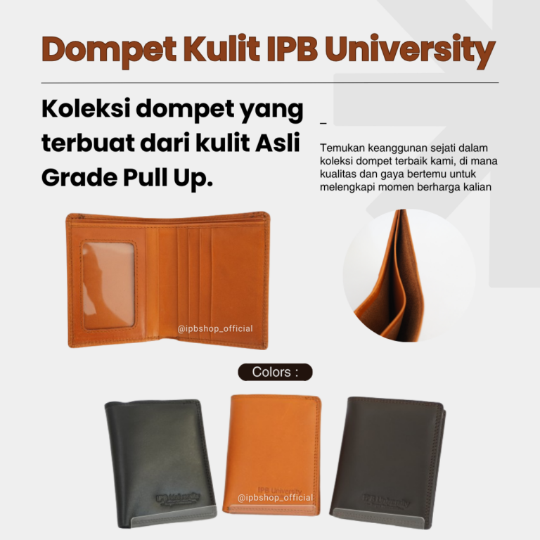 Dompet Kulit IPB University - IPB Shop Official