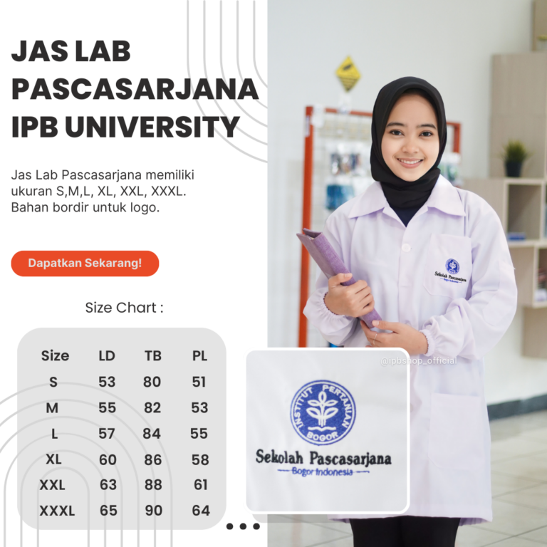 Jas Lab Pascasarjana IPB University - IPB Shop Official